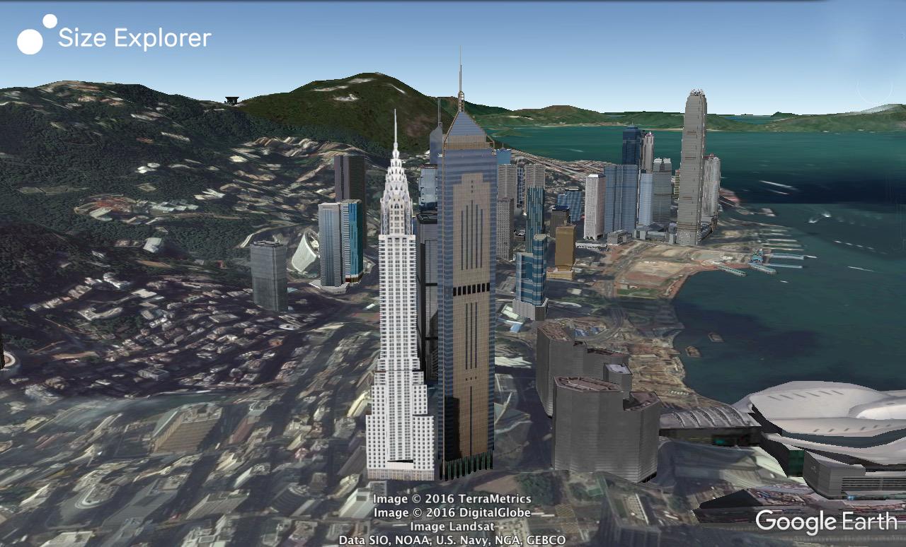 Central Plaza vs. Chrysler Building - Size Explorer - Compare the world