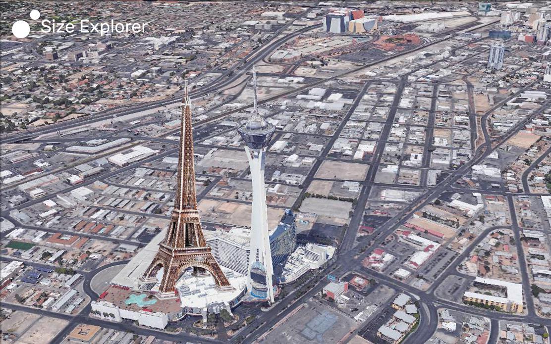 Stratosphere Las Vegas vs. Eiffeltower - Comparison