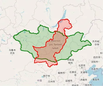 Mongolia vs. Pakistan - Comparison of sizes